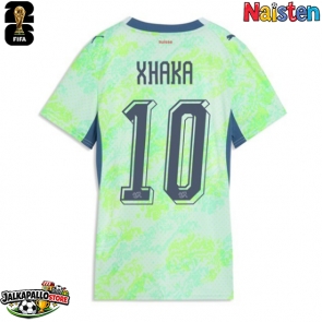 Sveitsi Granit Xhaka #10 Vieraspaita Naisten MM-kisat 2026 Lyhythihainen